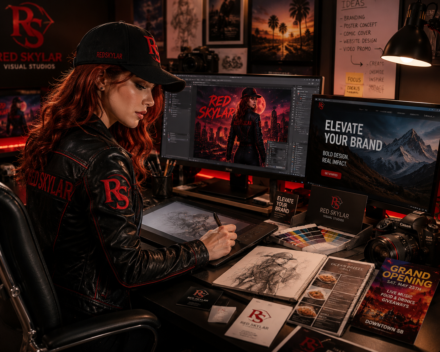 Choose Red Skylar Studios